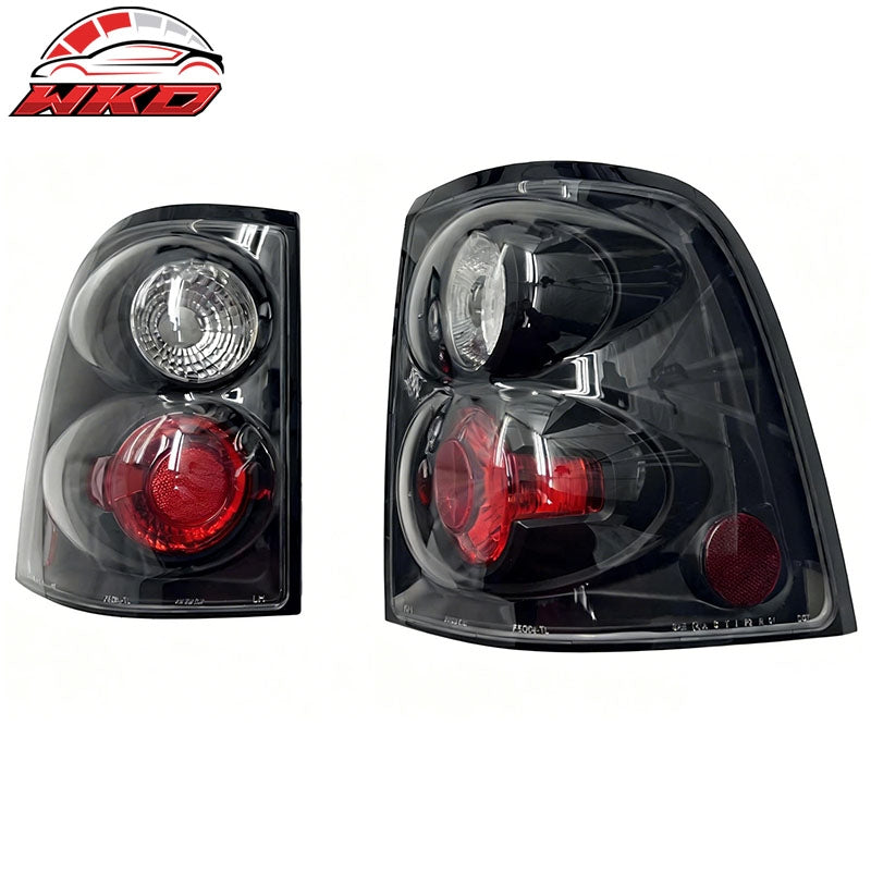 Fits 2002-2005 Ford Explorer Rear Tail Lights LH RH Lamps Black Housing Pair