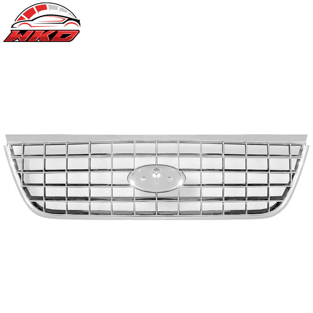 Wholesale 02-05 Ford Explorer OE Style Front Bumper Upper Grille Guard Chrome ABS