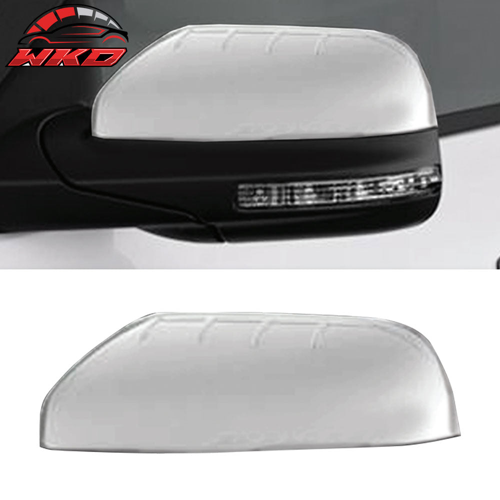 Fits 11-15 Ford Explorer Rear Side View Mirror Covers Caps Overlay Chrome ABS