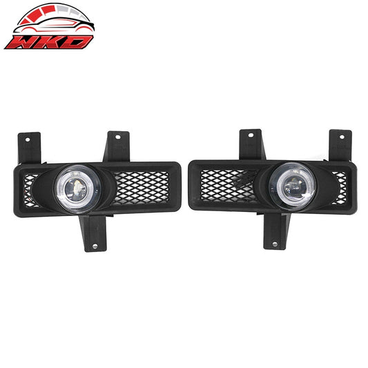Wholesale 97-98 Ford F-150 Black Housing Clear Lens Front Fog Lights Lamps 2PCS Set - Wikond Auto