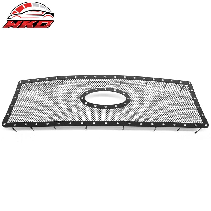 Fits 09-14 Ford F-150 F150 Front Bumper Upper Mesh Grille Insert Assembly Chrome
