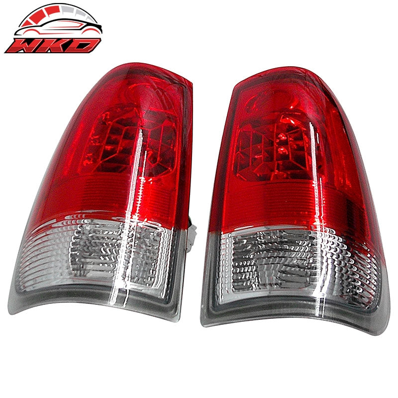 Wholesale 97-03 Ford F-150 F150 Left Right Tail Lights Rear Brake Lamps Clear Red Len