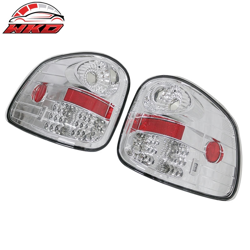 Fits 97-03 Ford F-150 F150 Left Right Tail Lights Rear Brake Lamps Clear Lens