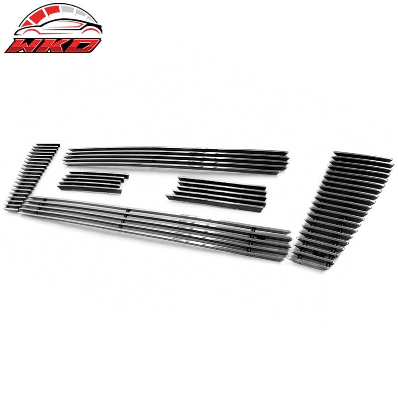 Fits 04-08 Ford F-150 Replacement Front Bumper Upper Billet Grille Insert Chrome