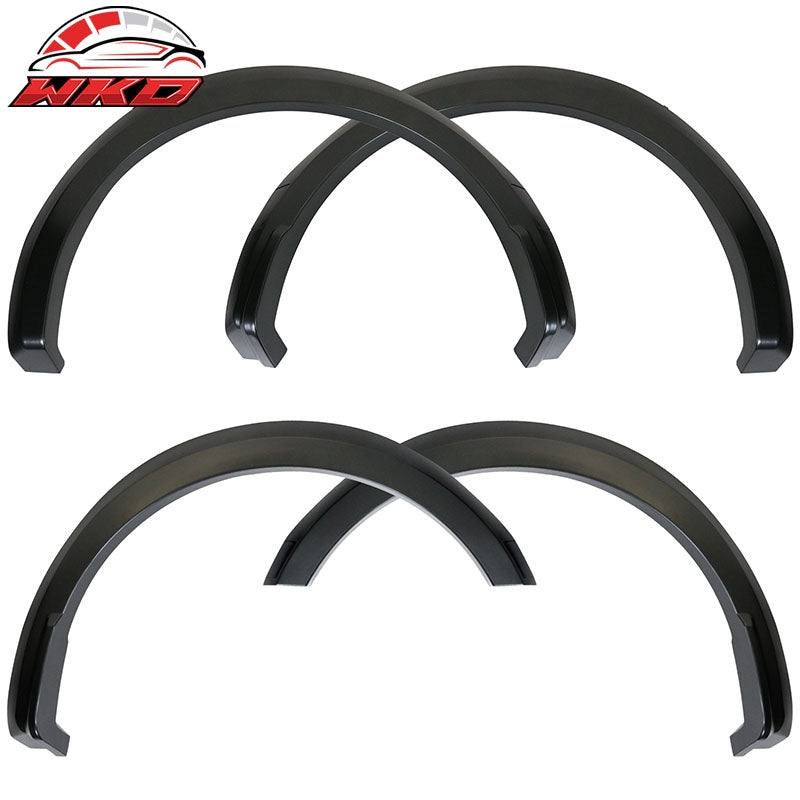 Fits 21-24 Ford F1-50 R Style Fender Flares Wheel Cover 4PC Grey - PP