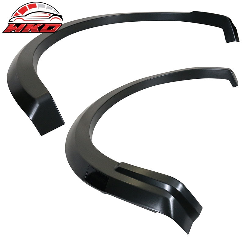 Fits 21-24 Ford F1-50 R Style Fender Flares Wheel Cover 4PC Grey - PP