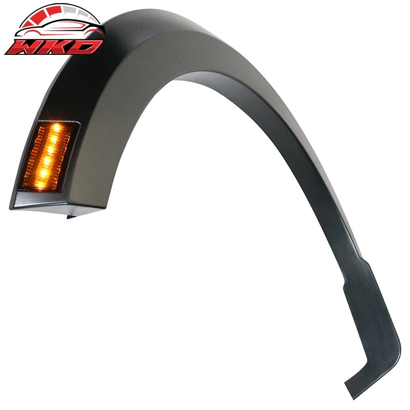 Fits 21-24 Ford F1-50 R Style Fender Flares Wheel Cover 4PC Grey - PP