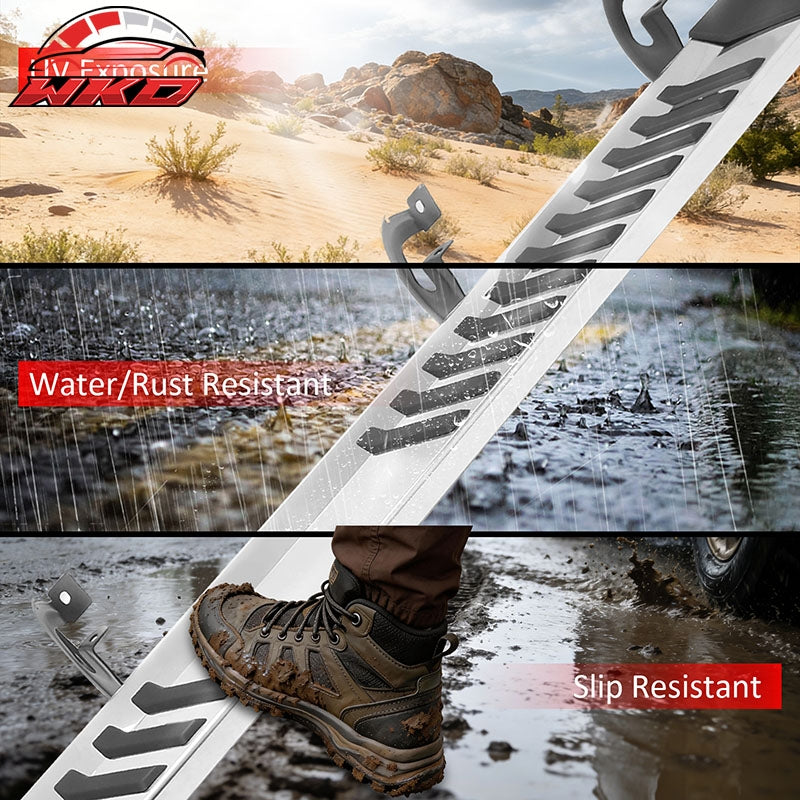 Wholesale 04-14 Ford F-150 SuperCrew Cab 6" OE Style Running Boards Side Step Bars - Wikond Auto