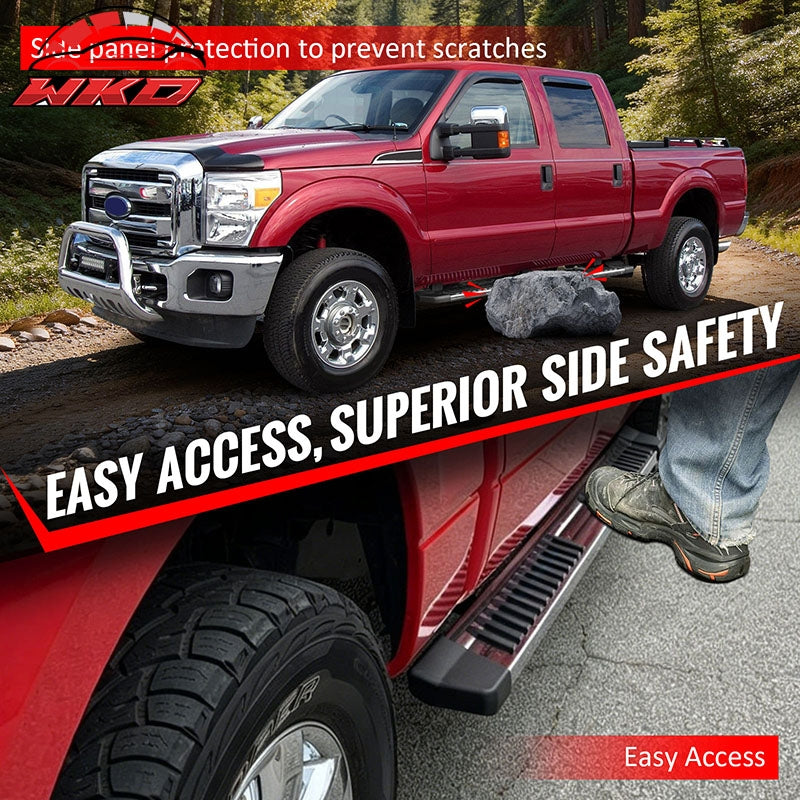 Wholesale 04-14 Ford F-150 SuperCrew Cab 6" OE Style Running Boards Side Step Bars - Wikond Auto
