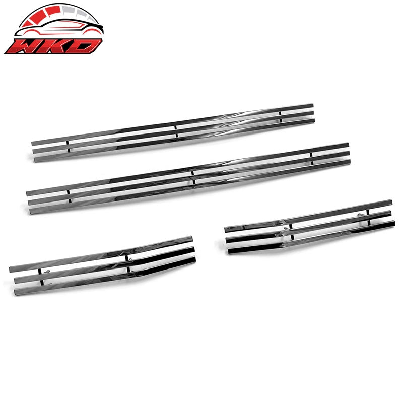 Fits 11-16 Ford F-250 F-350 F-450 Super Duty Billet Style Front Grille Chrome