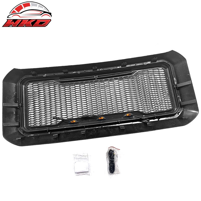 Wholesale 2011-2016 Ford F-250/F-350/F-450 Super Duty Mesh Front Grille Matte Black - Wikond Auto