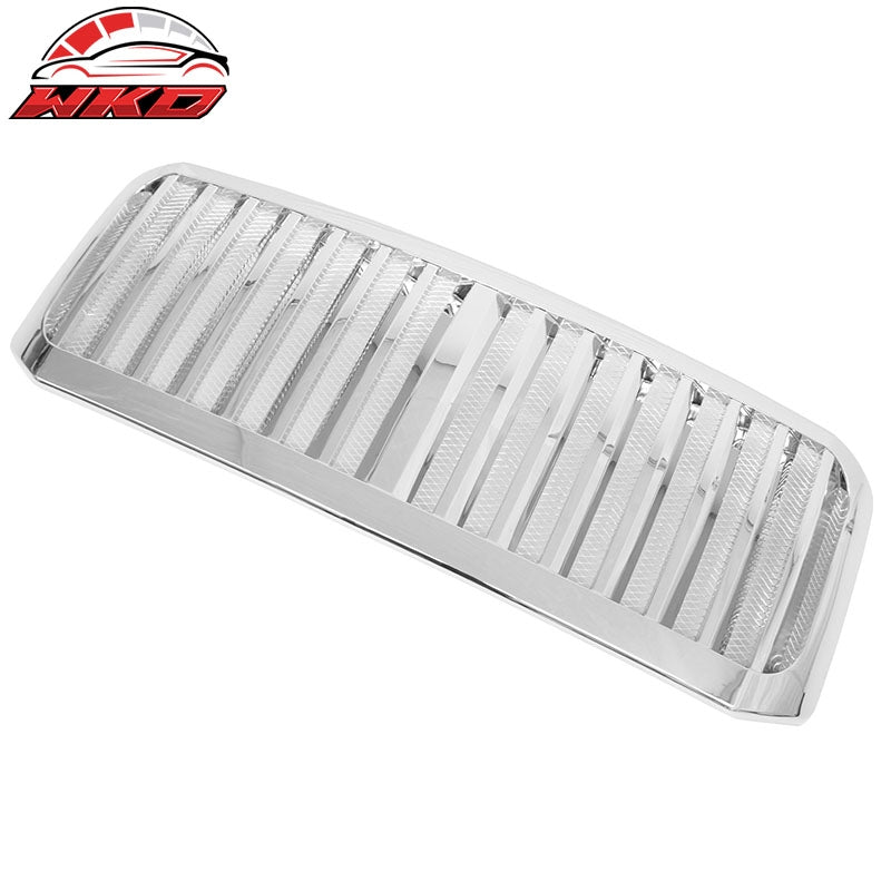 Fits 2005-2007 Ford F-250 F-350 Super Duty Front Grille Chrome ABS Verticall Bar