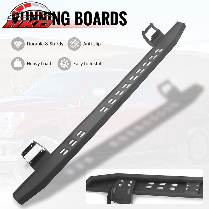 Fits 17-26 Ford F-250 Super Duty SuperCrew Cab 6.3" Raptor Style Running Boards