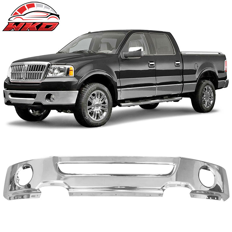 Wholesale 06-08 Ford F-150 & Mark LT Front Step Bumper Face Bar Grille Upper SS