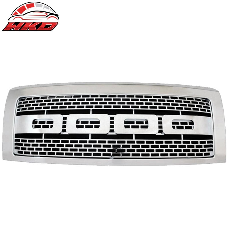 Wholesale 09-14 F150 R Style Front Bumper Grille Hood Mesh With Shell - Chrome