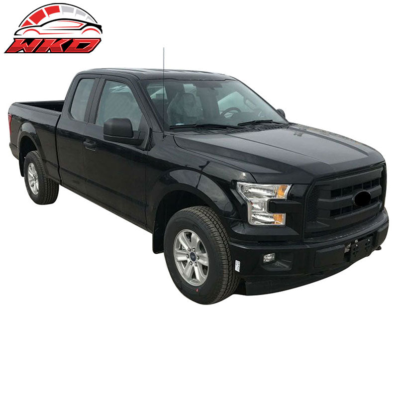Fits 15-22 Ford F150 Super Extended Cab 4" Oval Side Step Nerf Bar Running Board