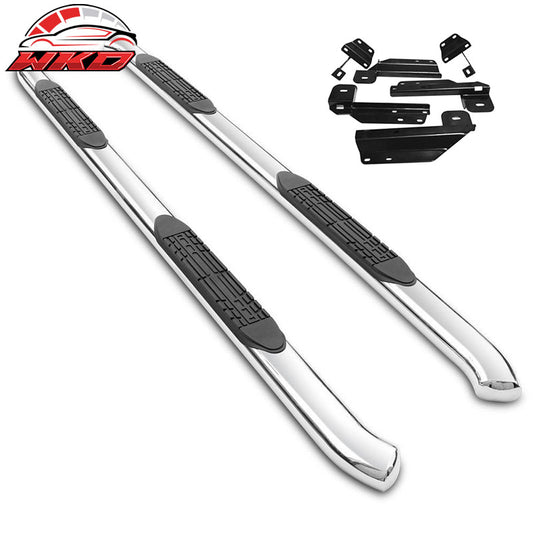 Wholesale 15-22 F150 Crew Cab 4DR 4 Inch Stainless Steel Side Steps Running Boards - Wikond Auto
