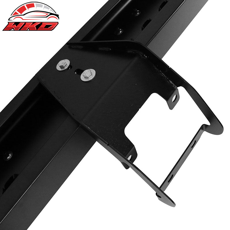 Fits 15-26 Ford F150 SuperCrew Cab V Style Running Boards Side Step Bar Black