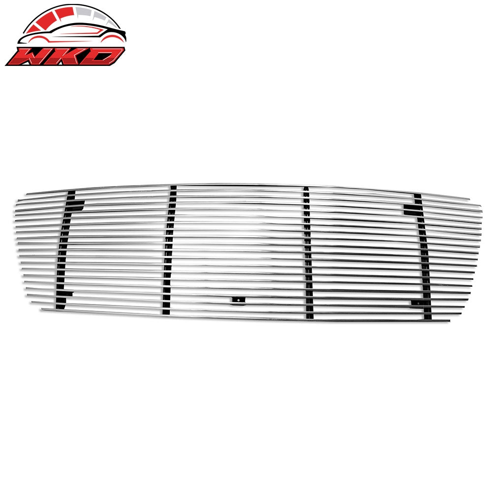 Wholesale 04-08 Ford F-150 Horizontal Overlay Style Front Grille Polished Silver