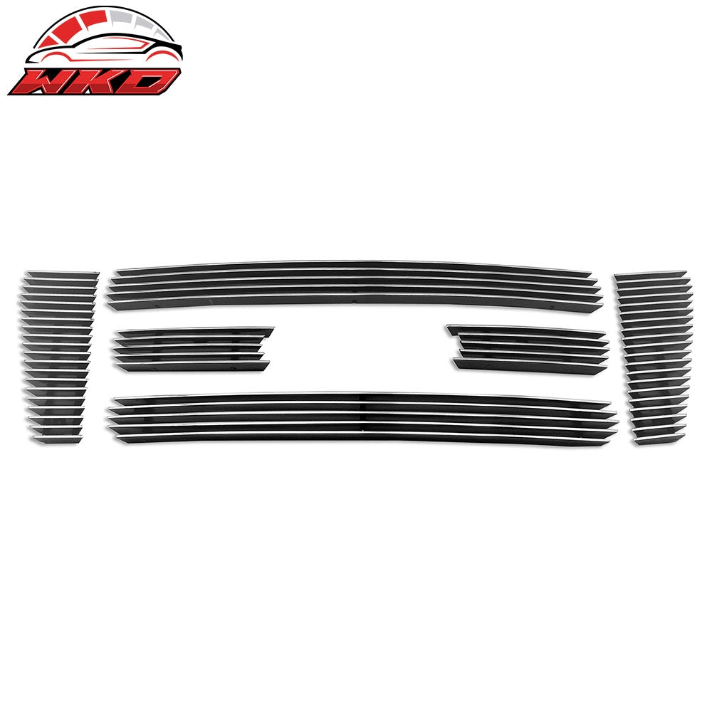 Wholesale 04-08 Ford F-150 Horizontal Overlay Style Front Grille Kit Polished Silver