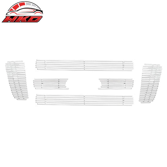 Wholesale 04-08 Ford F-150 F150 6PC Front Upper Grille Inserts Chrome Stainless Steel