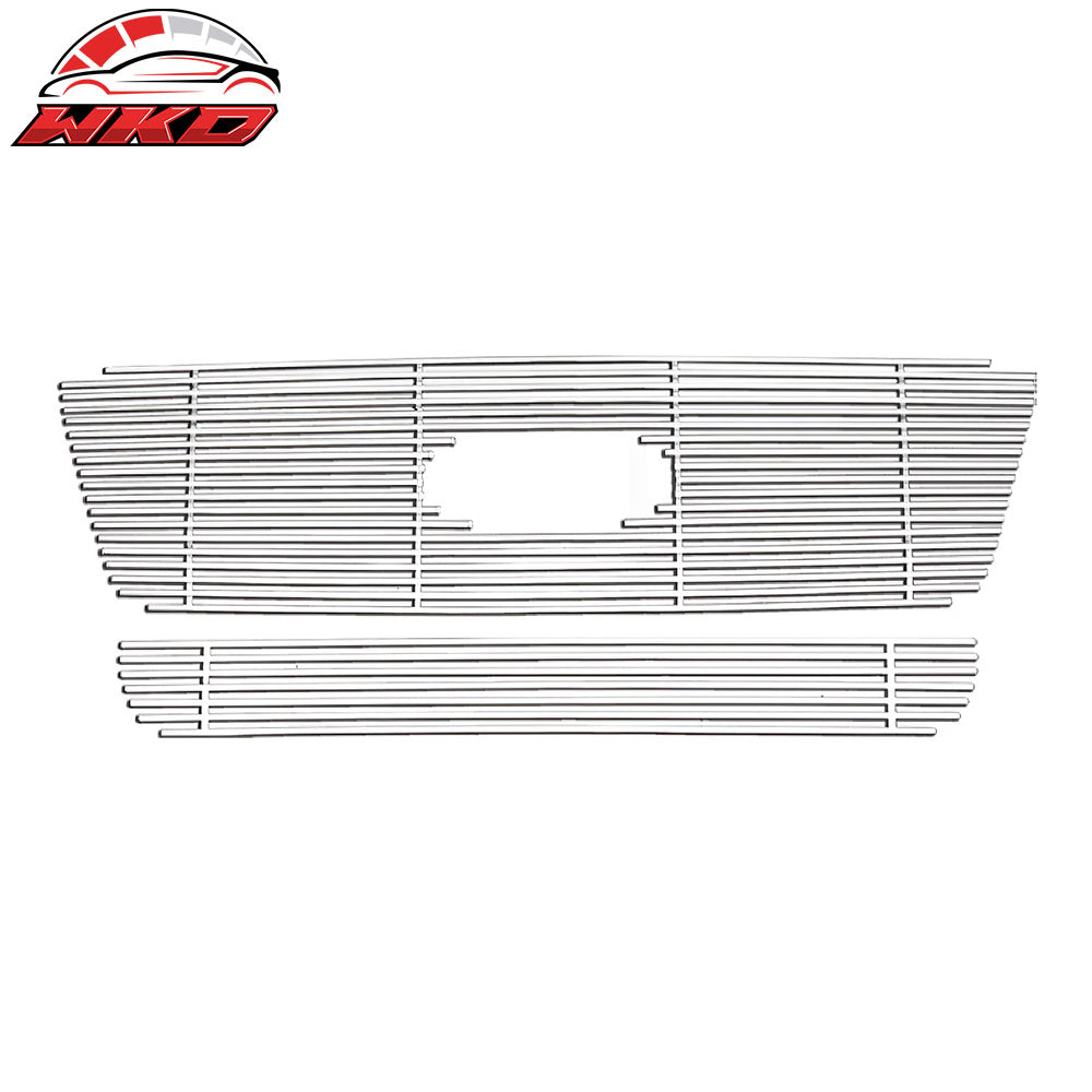 Wholesale 04-08 Ford F-150 Front Bumper Insert Grille Grill Stainless Steel Chrome