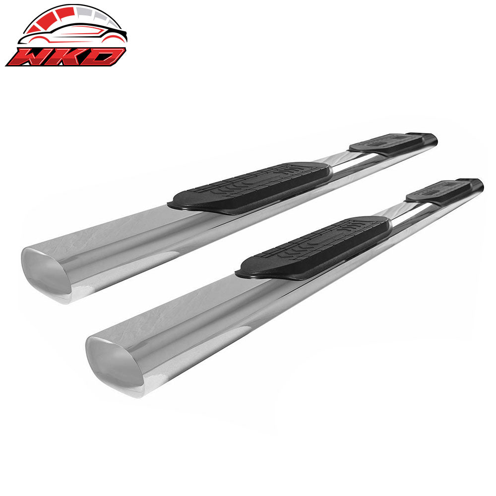 Fits 09-14 Ford F150 Super/Extended Cab 6" Side Step Nerf Bar Running Board Pair