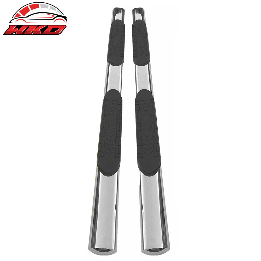 Fits 09-14 Ford F150 Super/Extended Cab 6" Side Step Nerf Bar Running Board Pair