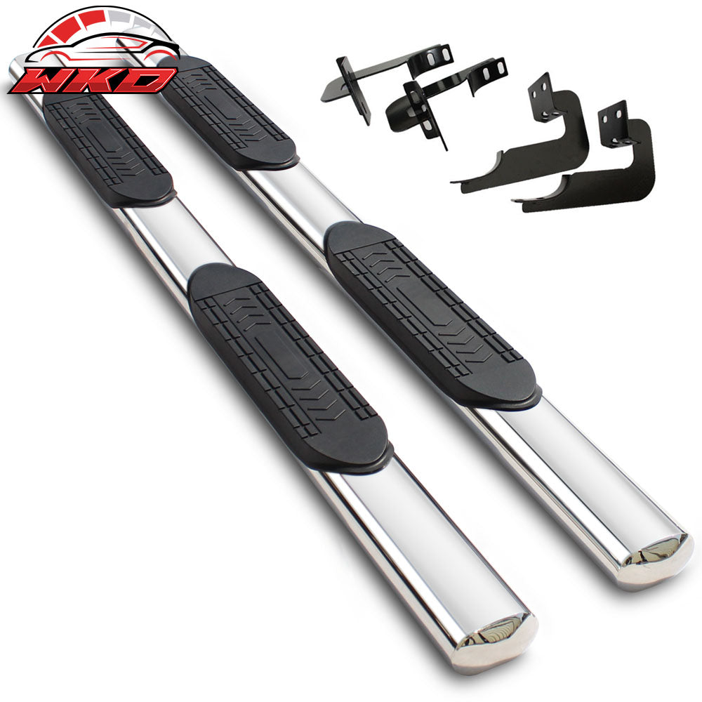 Fits 09-14 F150 Extended Cab 5" Stainless Steel Oval Side Step Bar Running Board