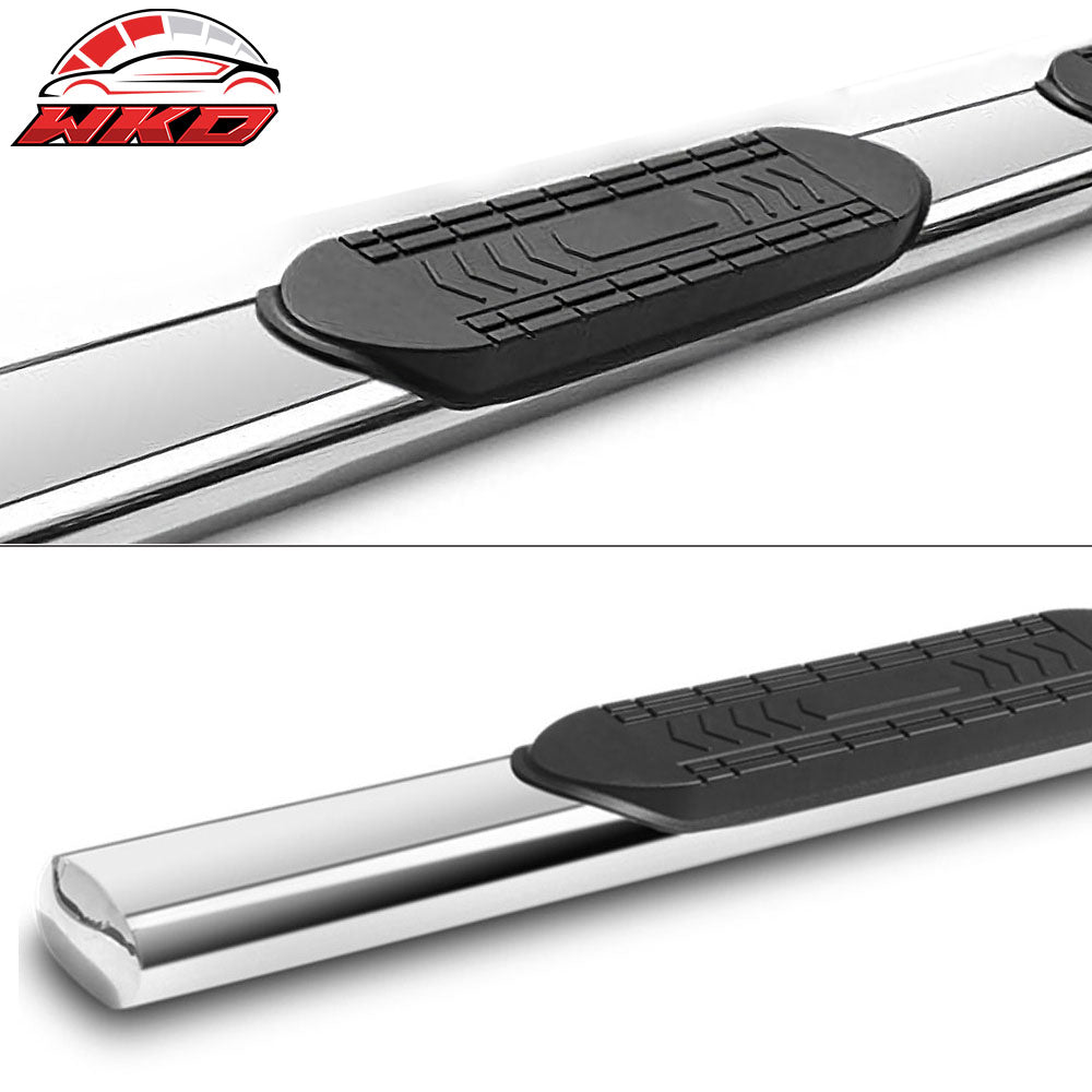 Fits 09-14 F150 Extended Cab 5" Stainless Steel Oval Side Step Bar Running Board