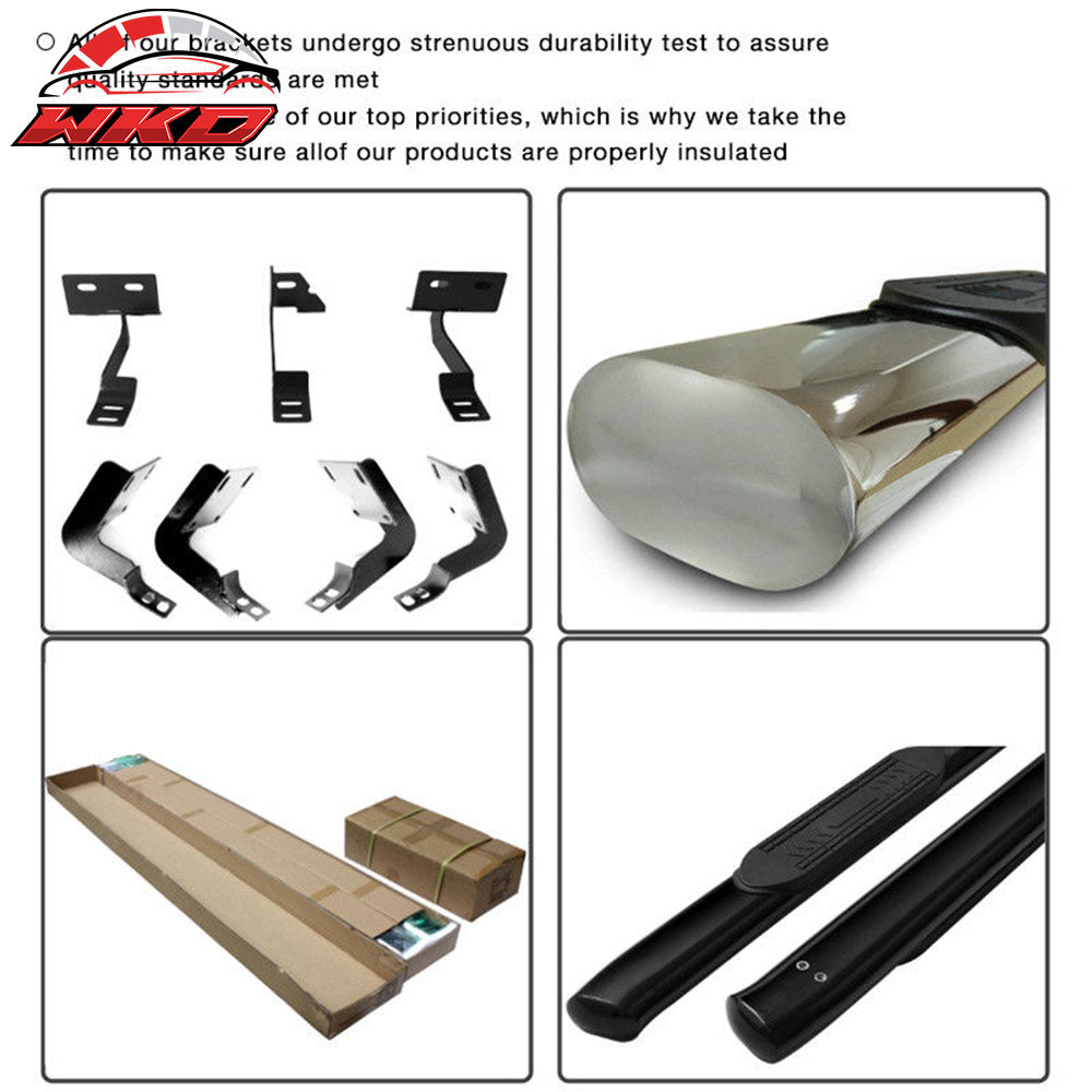 Fits 04-08 Ford F-150 Super/Extended Cab 6" Running Boards Side Step Nerf Bars