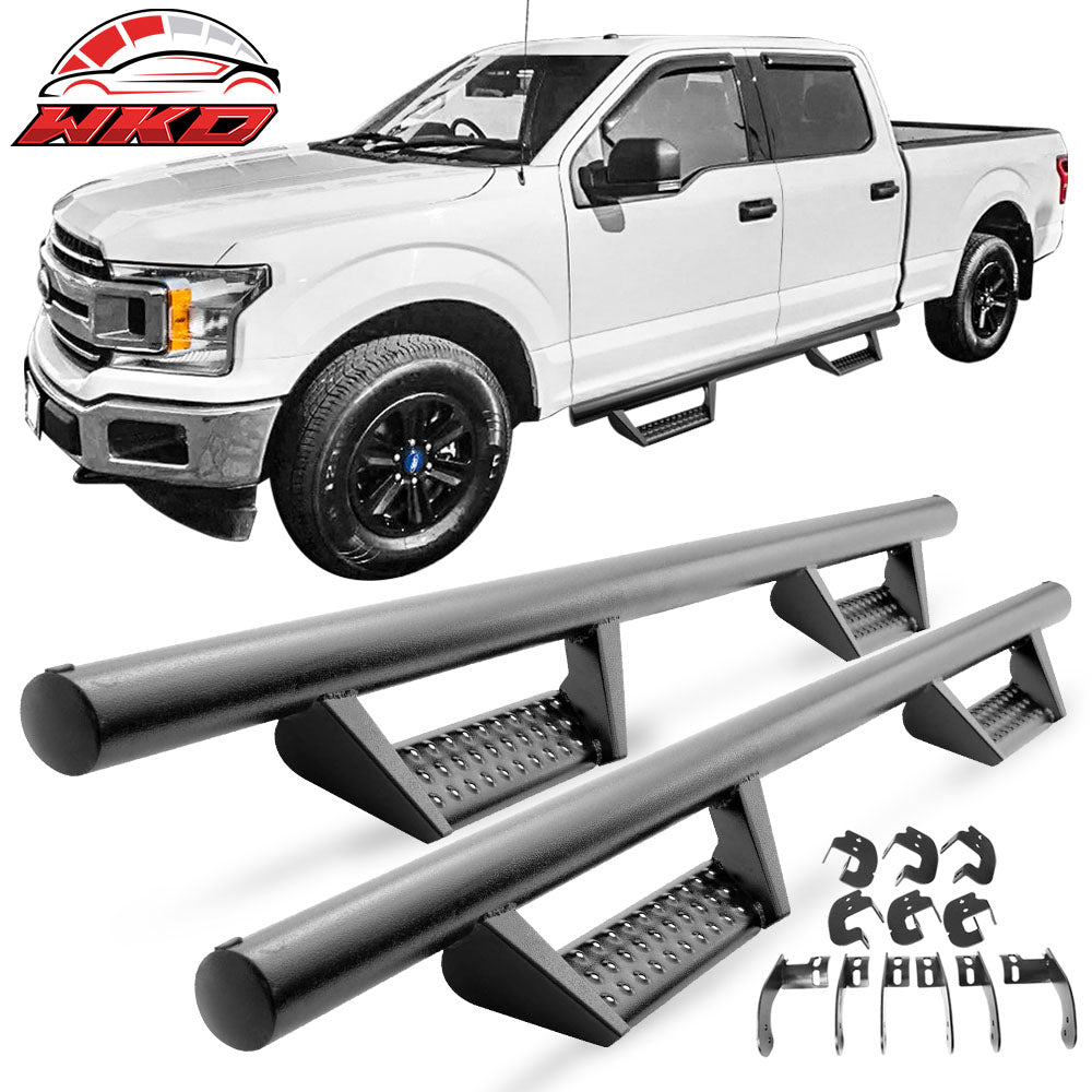 Fits 15-22 Ford F-150 SuperCrew Cab BCK Style Side Step Bars
