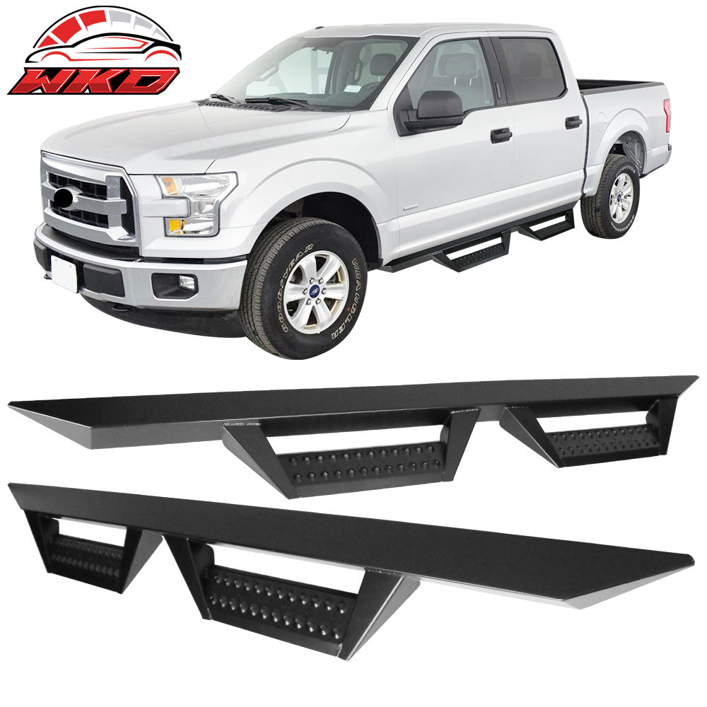 Fits 15-22 Ford F-150 SuperCrew Cab BZ Style Side Step Bars