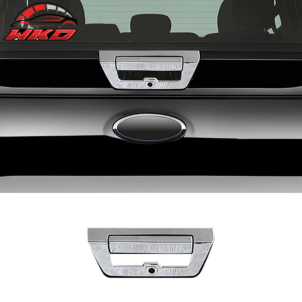 Fits 2015 Ford F-150 Rear Tailgate Handle Cover Trim W/Camera Hole ASB Chrome