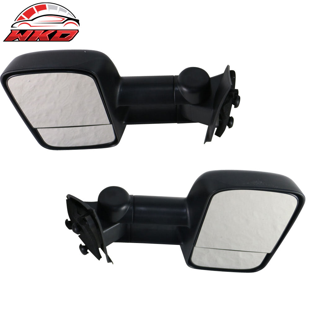 Fits 97-04 Ford F150 F250 Side View Towing Tow Mirrors Manual Non-Heated Pair