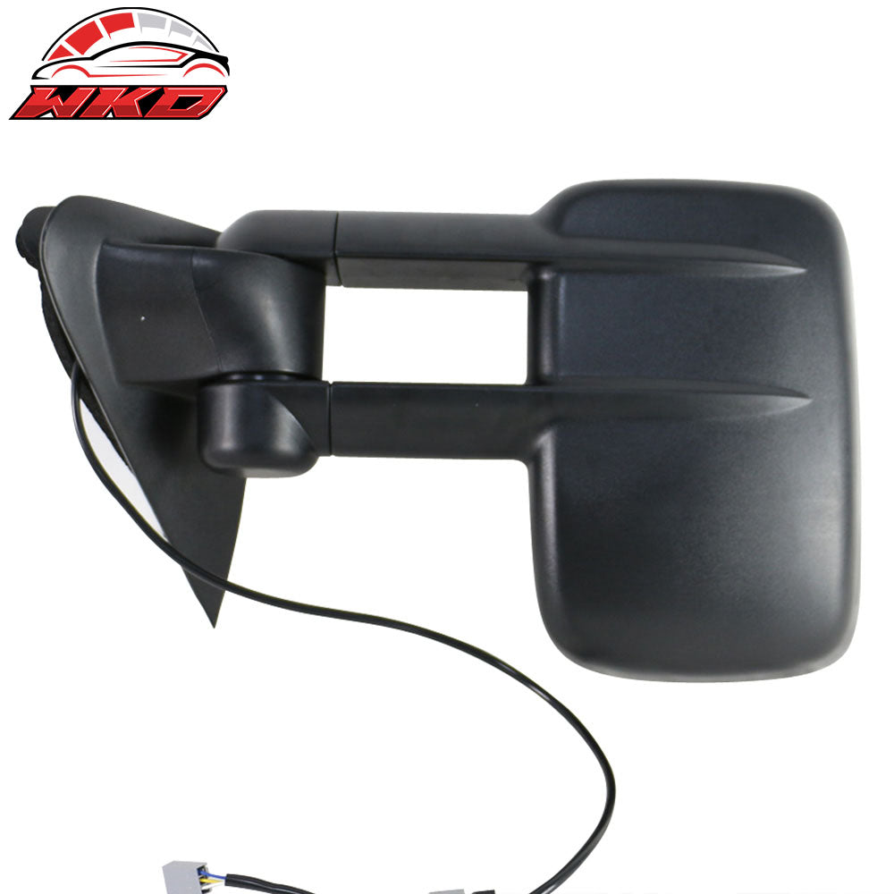 Fits 97-04 Ford F150/250 Side View Towing Tow Mirrors Power Non-Heated Pair 2PC