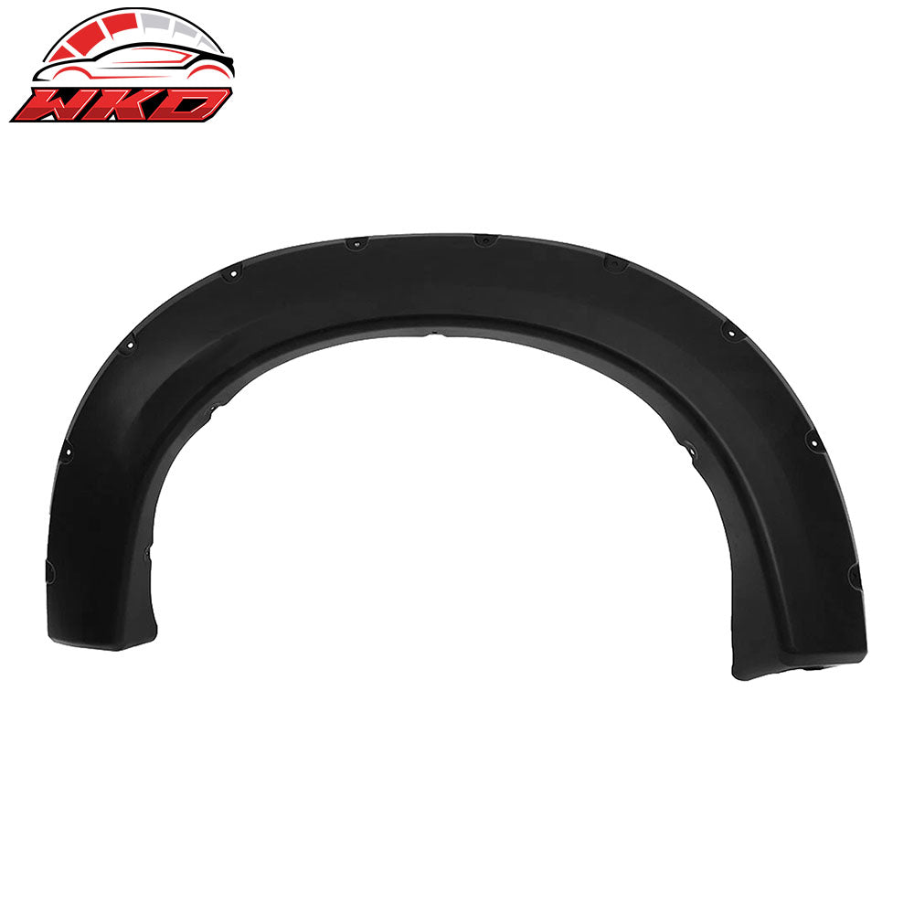 Fits 99-07 Ford F-250 F-350 Pocket Style Wheel Fender Flares Cover Smooth Black