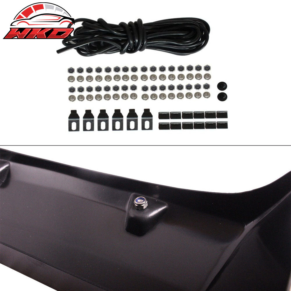 Fits 99-07 F250 F350 Super Duty Pocket Rivet Black Fender Flares