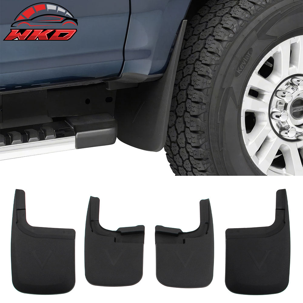 Fits 17-25 Ford F250 F350 Super Duty W/O Fender Flares Mud Flaps Splash Guards