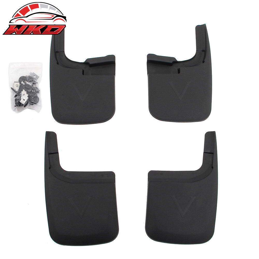 Fits 17-25 Ford F250 F350 Super Duty W/O Fender Flares Mud Flaps Splash Guards