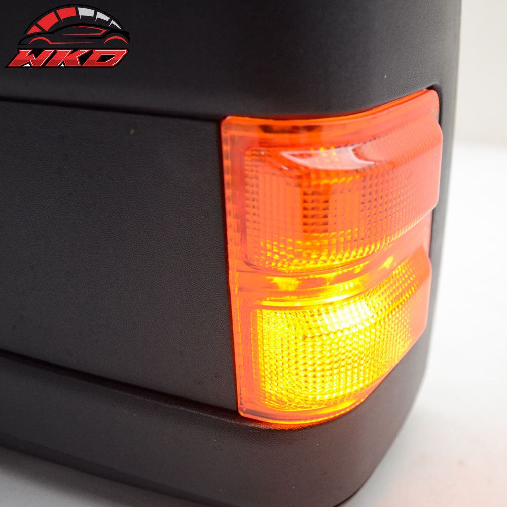 Fits 03-07 Ford F250 Side View Tow Mirrors Extension Power Heated Turn Light