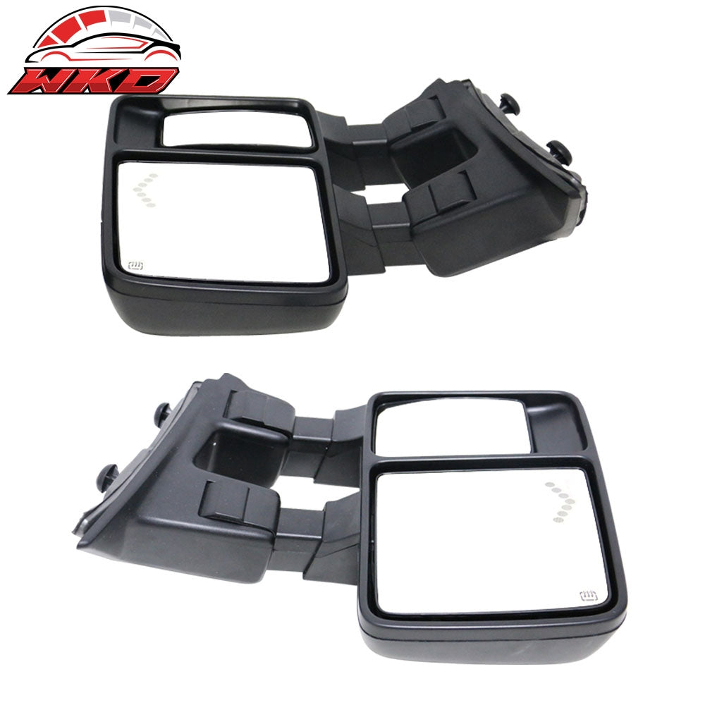 Wholesale 08-15 F250 Super Duty Towing Tow Mirrors Power Heated Signal Arrow Light