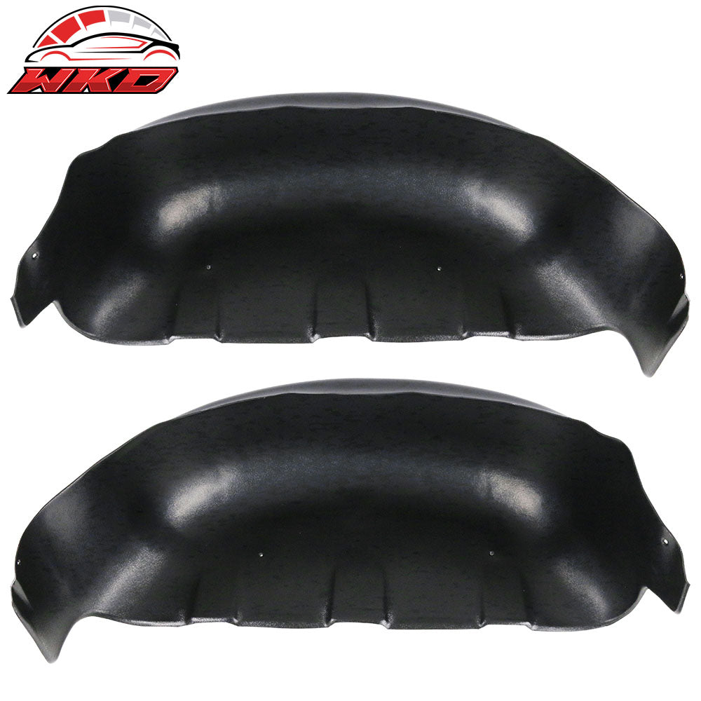 Fits 17-20 Ford F250 F350 Rear Wheel Well Guards Fender Flaps Unpainted PP Pair