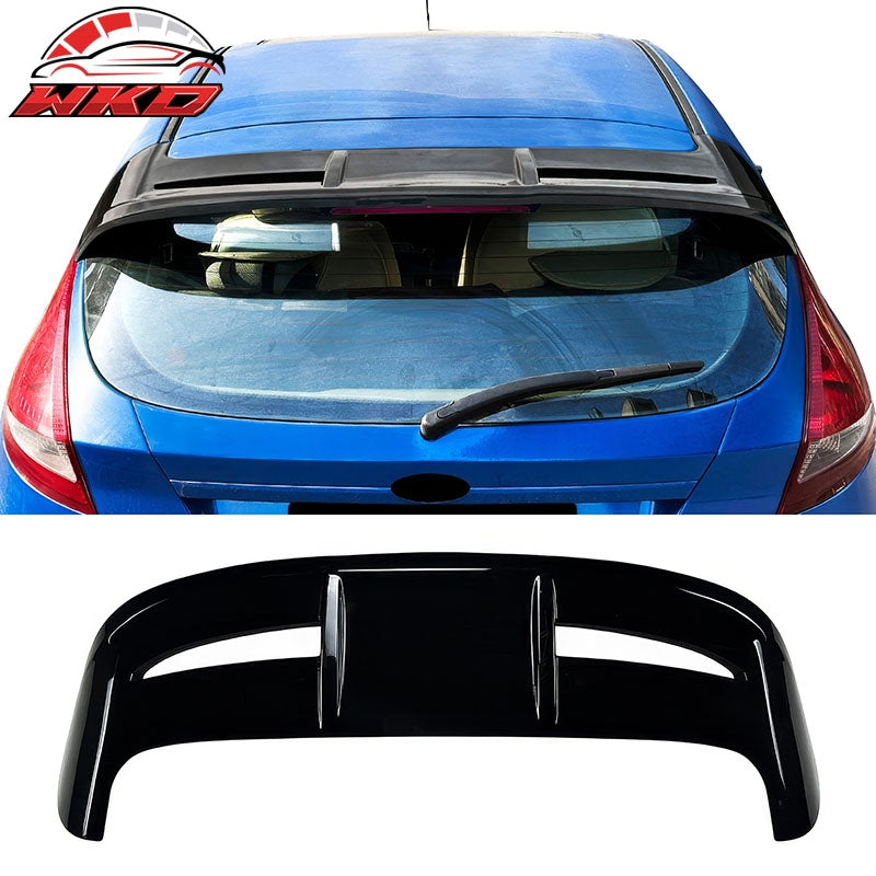 Wholesale 11-19 Ford Fiesta Hatchback ST Style Rear Roof Spoiler Wing ABS Gloss Black