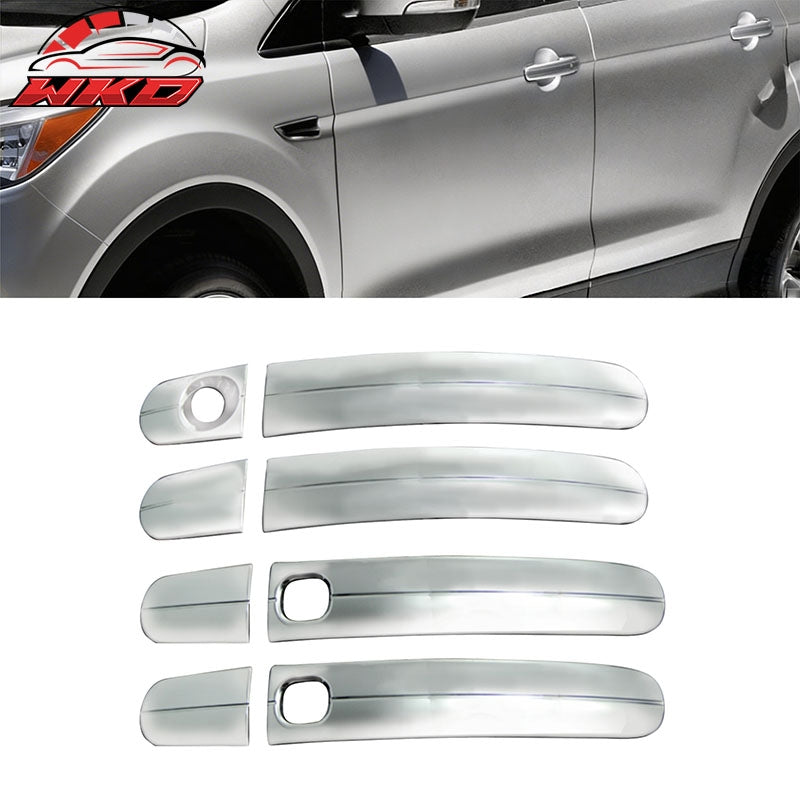 Fits 12-18 Ford Focus 13-19 Escape Chrome Door Handle Covers ABS w/ 1 Keyhole