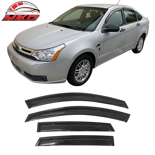 Wholesale 08-11 Ford Focus Sedan Window Visors Acrylic Rain Guard Wind Deflector 4PC