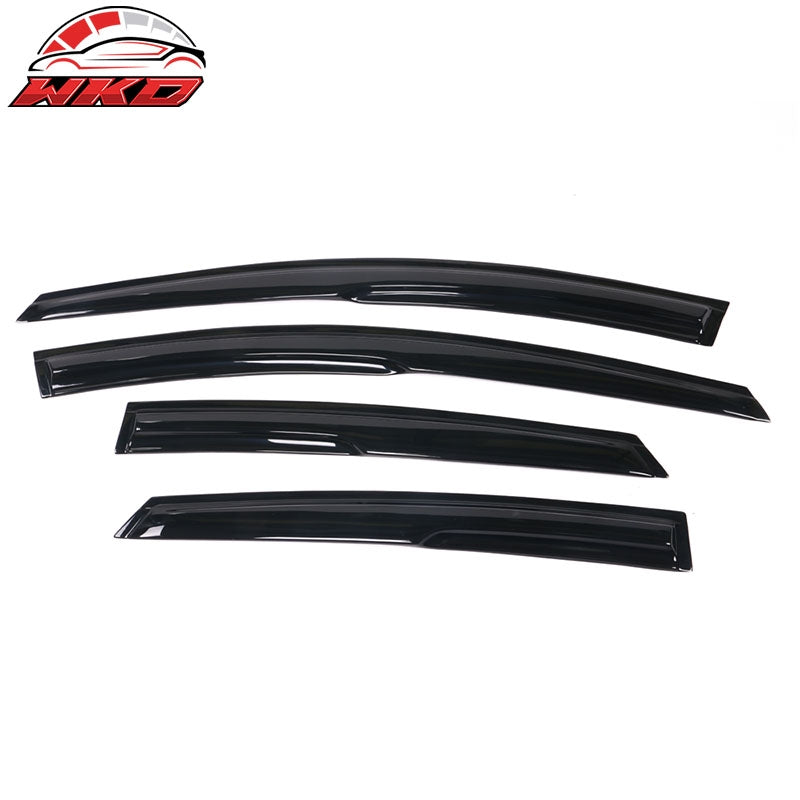 Fits 12-18 Ford Focus Mugen Style Window Visors Acrylic Sun Rain Guard Deflector