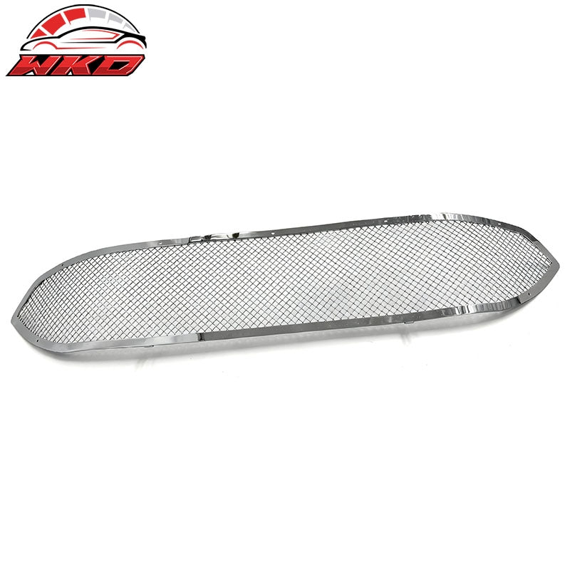 For 13-15 Ford Fusion Chrome Mesh Style Front Upper Grille Grill Stainless Steel