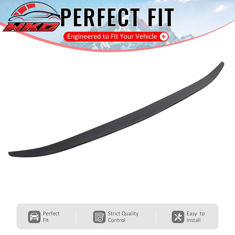 Fits 13-20 Ford Fusion Trunk Spoiler MP Style Rear Decklid Wing Gloss Black Lip