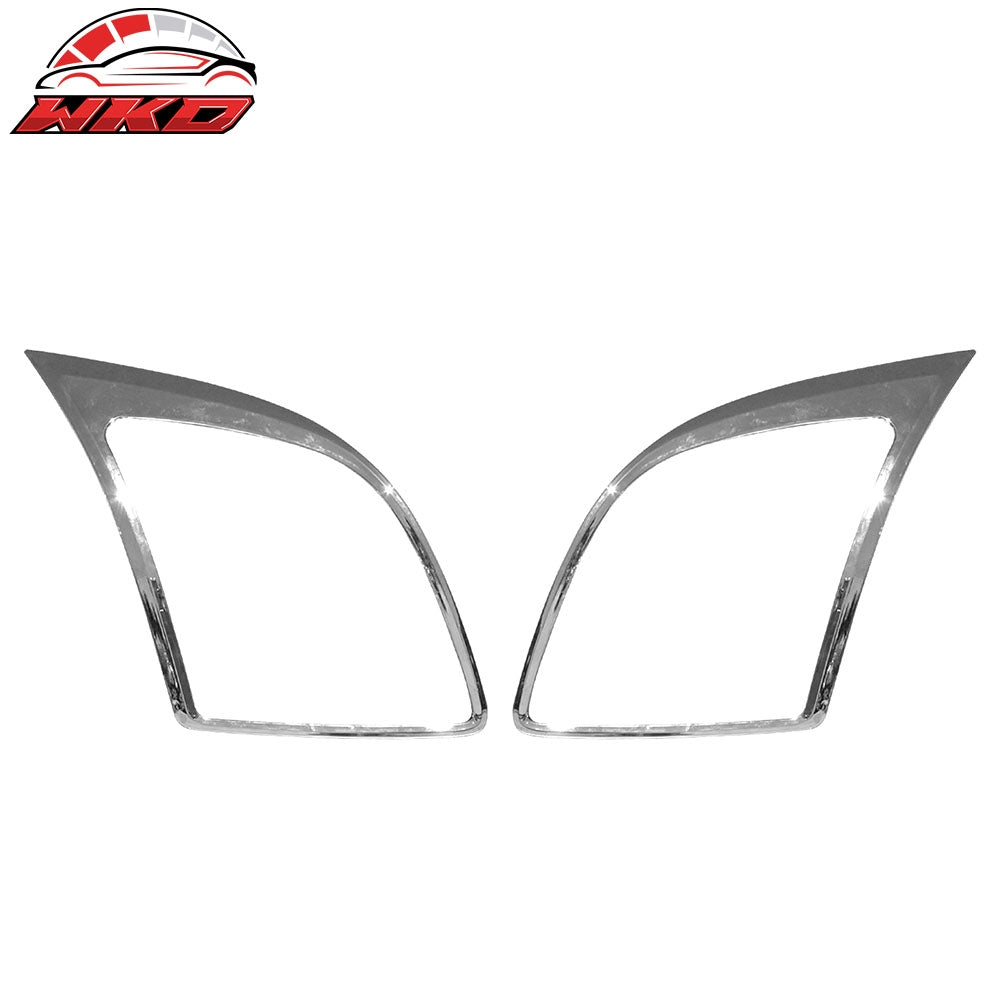 Wholesale 06-09 Ford Fusion 2PC Head Light Lamp Cover Bezels Frame Trim Chrome ABS